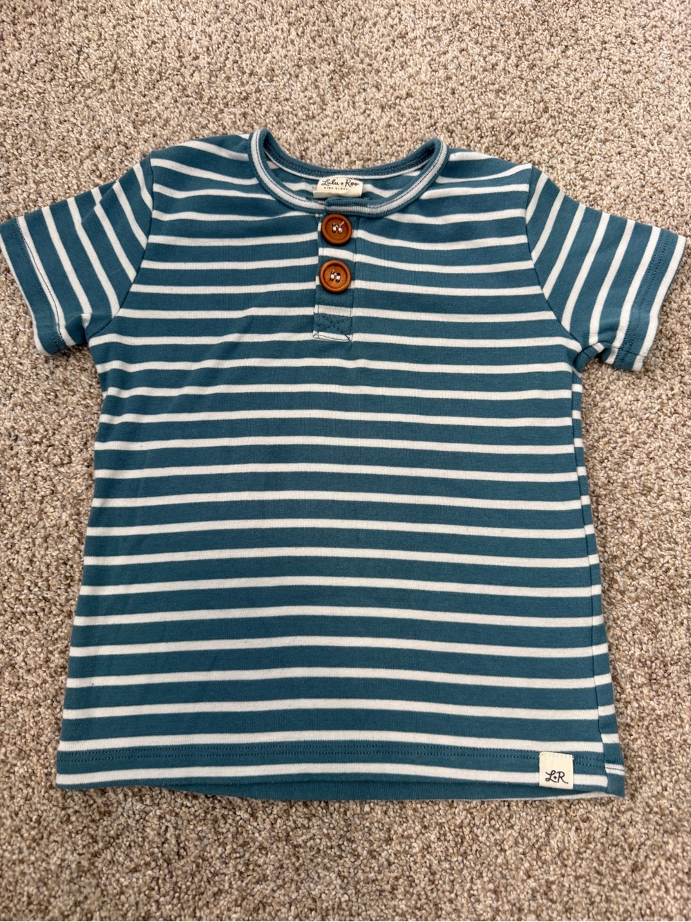 Lulu and Roo Short Sleeve Striped Tee